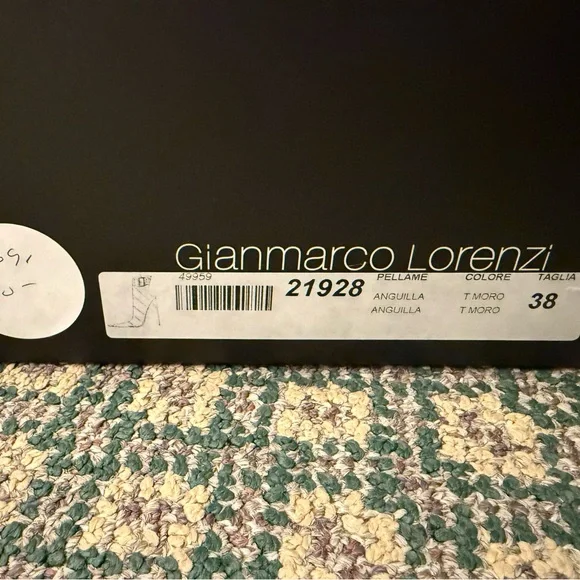 Gianmarco Lorenzi Burgundy Heeled Boots - Picture 6 of 6